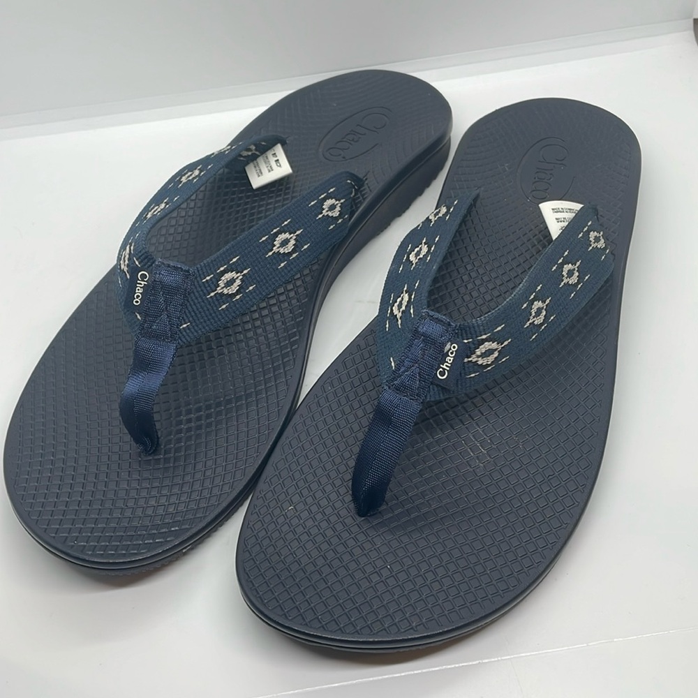 Chaco Women’s Classic Flip Flops Oculi Navy 12